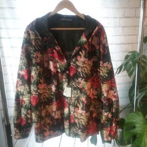 NWT Paisley & Gray Dark Tropic Windbreaker Jacket XL